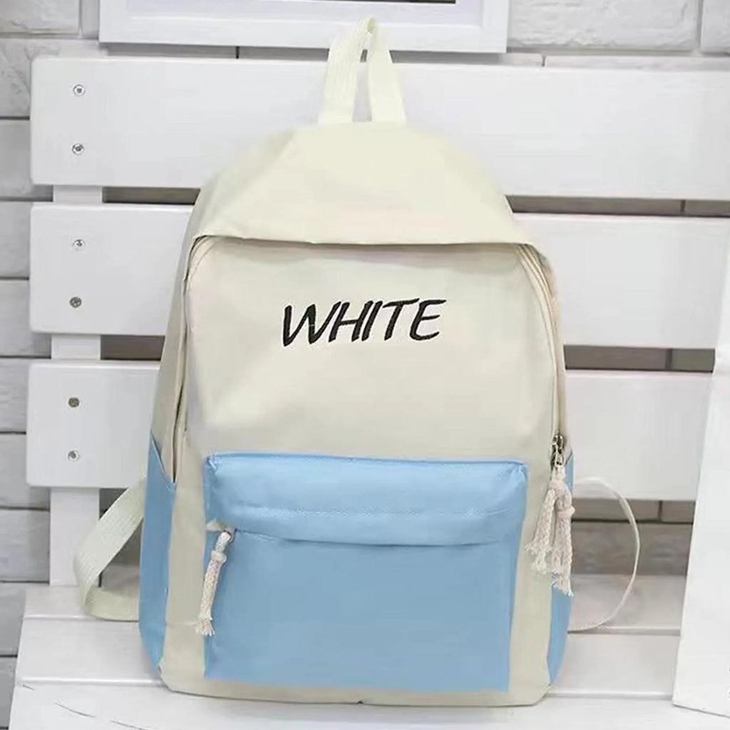 Casual Backpacks Women Patchwork Women Shoulder Bag Nylon Teenage Girl School