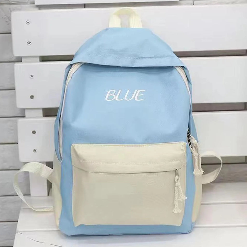 Casual Backpacks Women Patchwork Women Shoulder Bag Nylon Teenage Girl School