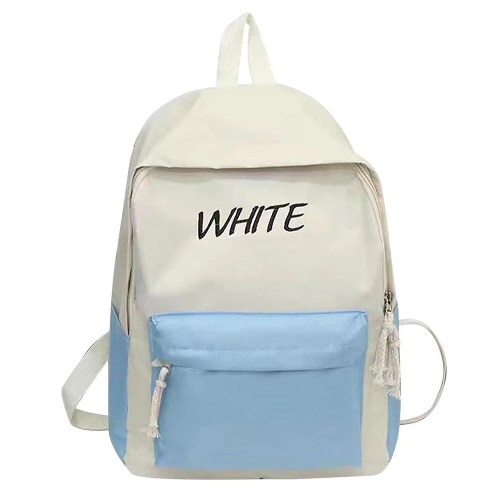 Casual Backpacks Women Patchwork Women Shoulder Bag Nylon Teenage Girl School
