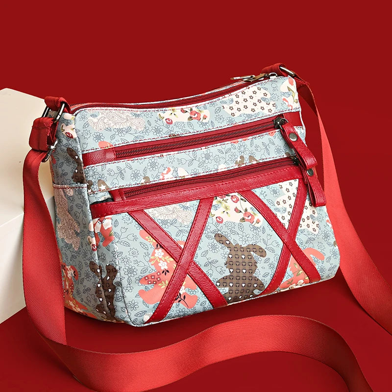 Casual Waterproof Nylon Shoulder Bag for Women
