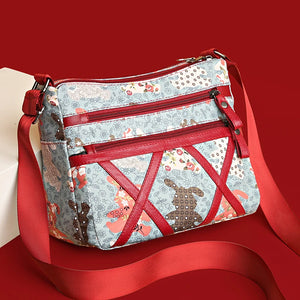 Casual Waterproof Nylon Shoulder Bag for Women