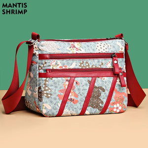 Casual Waterproof Nylon Shoulder Bag for Women