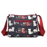 Casual Waterproof Nylon Shoulder Bag for Women