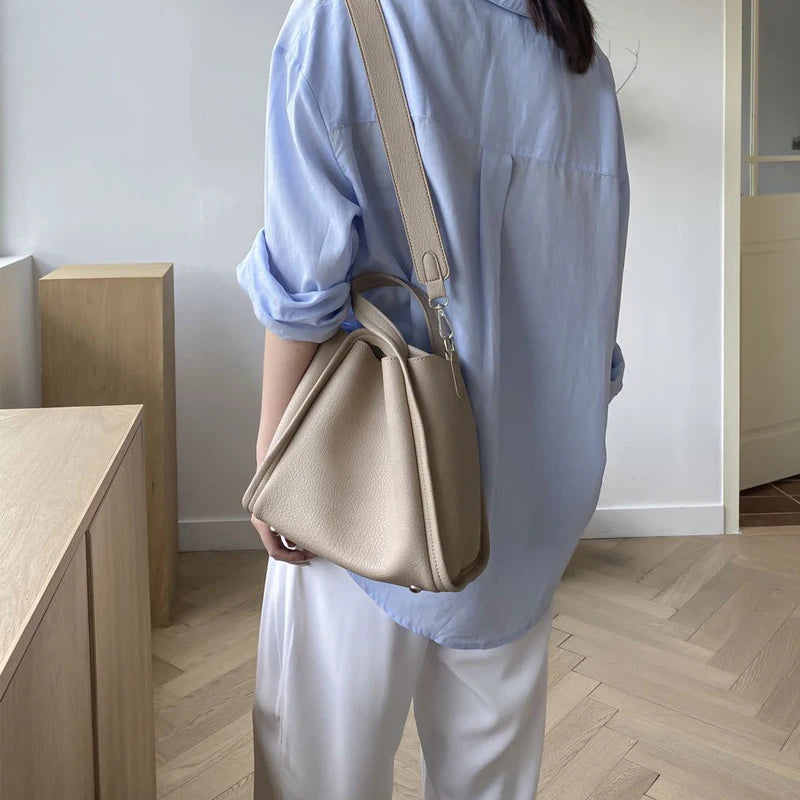 Casual Basket Handbags Women Large Capacity Matte Crossbody Bags