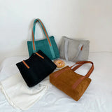 Casual Canvas Tote Bag Large Shoulder Satchel for Women