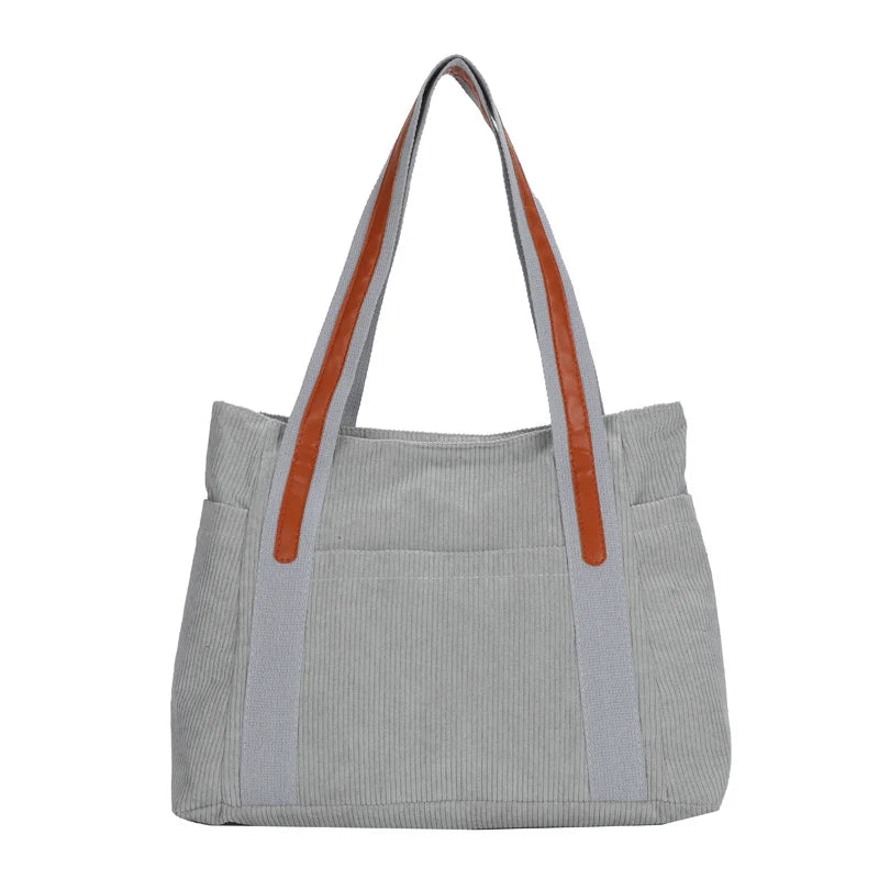 Casual Canvas Tote Bag Large Shoulder Satchel for Women