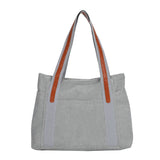 Casual Canvas Tote Bag Large Shoulder Satchel for Women
