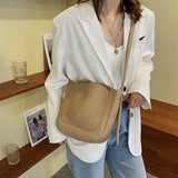 Casual Bucket Bag Tote Soft Pu Leather Crossbody Shoulder Bags for Women