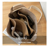 Casual Bucket Bag Tote Soft Pu Leather Crossbody Shoulder Bags for Women