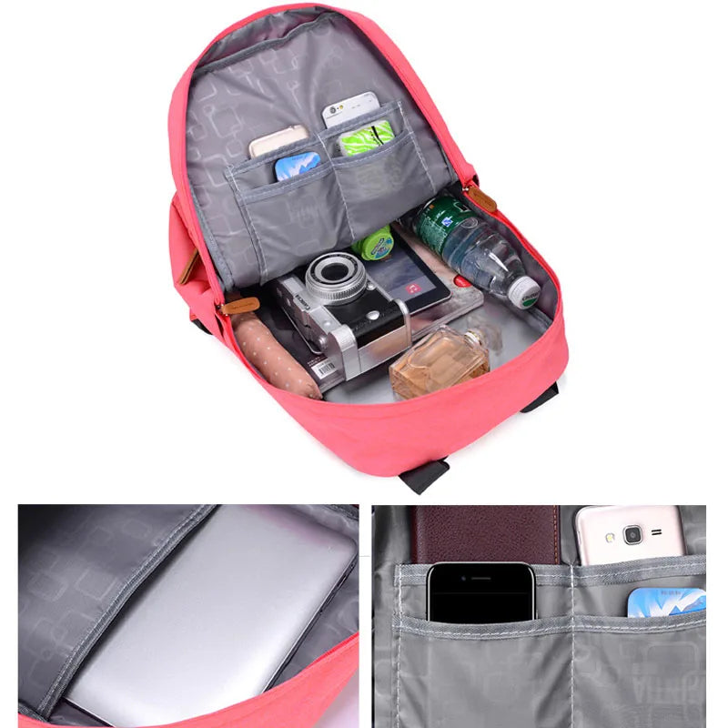 Casual Business Men Backpack 15" Laptop Waterproof