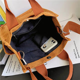 Casual Canvas Bag Japan South Korea Style Handbags For Women