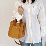 Casual Canvas Bag Japan South Korea Style Handbags For Women