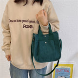 Casual Canvas Bag Japan South Korea Style Handbags For Women