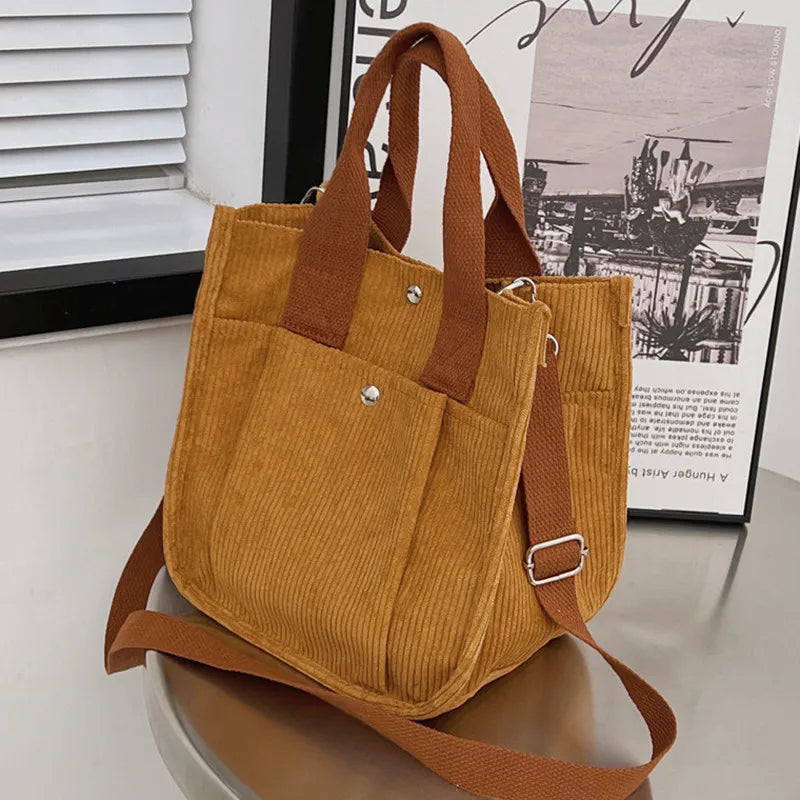Casual Canvas Bag Japan South Korea Style Handbags For Women