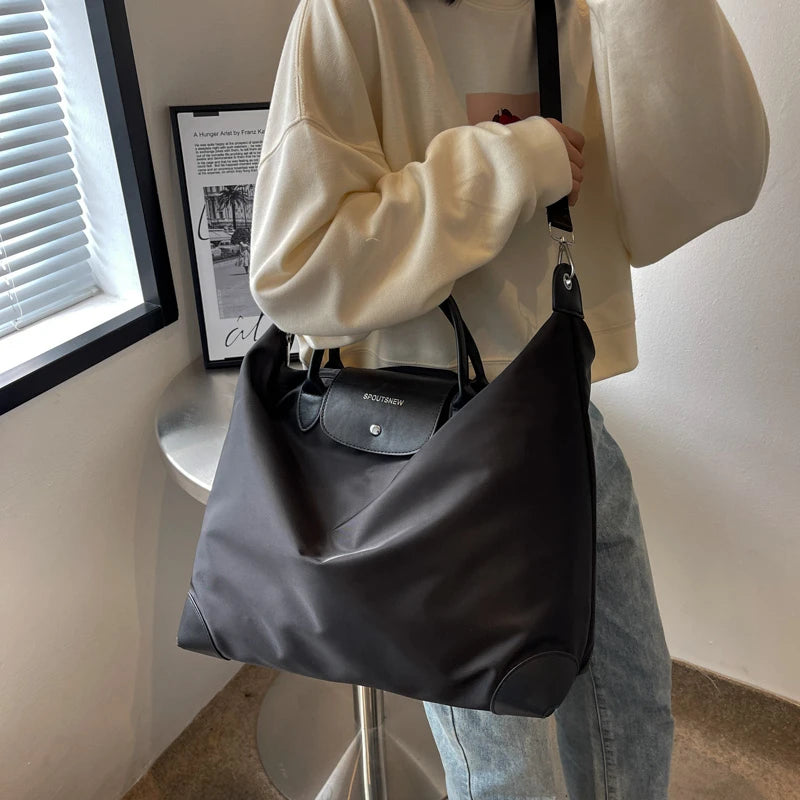 Casual Canvas Big Travel Bag Spring Women's Handbags