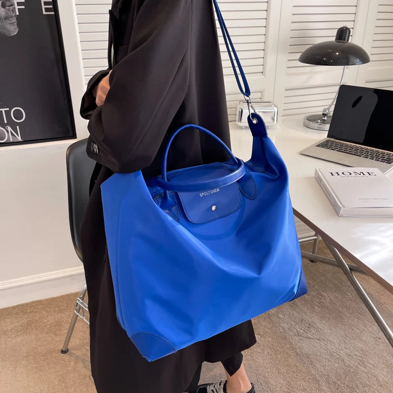 Casual Canvas Big Travel Bag Spring Women's Handbags