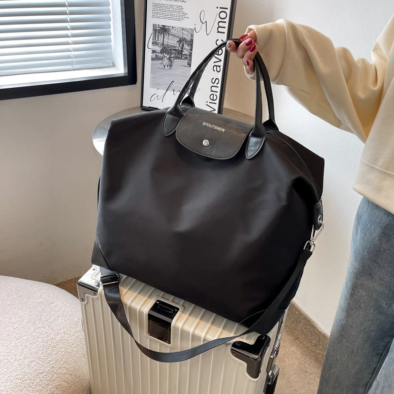 Casual Canvas Big Travel Bag Spring Women's Handbags