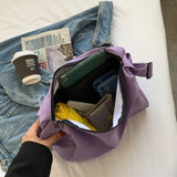 Canvas Flap Bag For Women Large Capacity Handbag Daily Shoulder Crossbody Tote