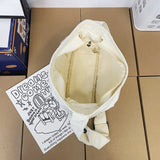 Casual Canvas Ladies Shoulder Bag Solid Crossbody Bag