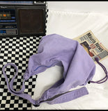 Casual Canvas Women Shoulder Bags Large Capacity Handbags