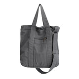 Casual Canvas Tote Crossbody Bag Large Capacity Shopper Travel Handbag