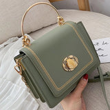 Casual Chain Crossbody Bag for Women Soft Leather Shoulder Bag