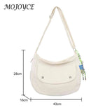 Casual Couple Phone Pouch Women Men Nylon Preppy School Shoulder Bag