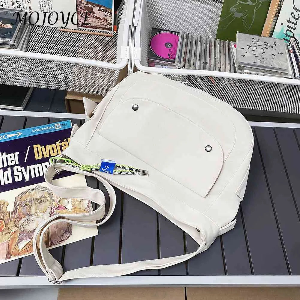 Casual Couple Phone Pouch Women Men Nylon Preppy School Shoulder Bag