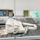 Casual Couple School Bag Large Capacity Japanese with Pendant