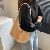 Casual Straw Mesh Shoulder Bag for Women