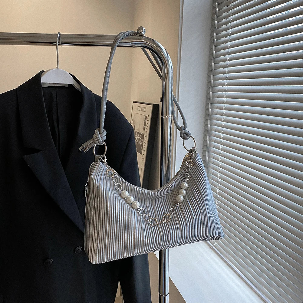 Casual Shoulder Bag PU Leather Handbag for Women
