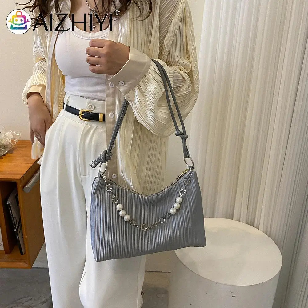 Casual Shoulder Bag PU Leather Handbag for Women