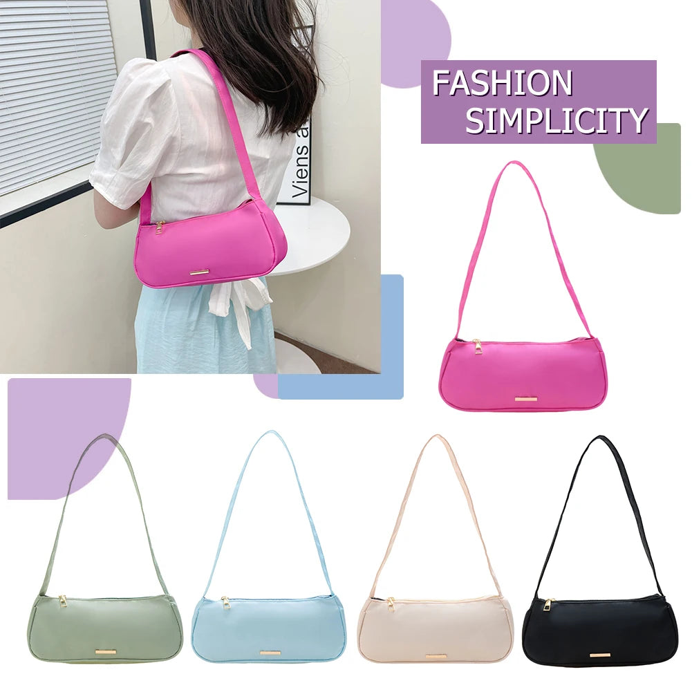 Casual Nylon Shoulder Bag for Women