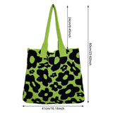 Casual Crochet Bags Satchel Bag Flowers Shoulder Bags Knitted Women's Handbags