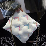 Casual Down Cotton Pillow Shoulder Bag Large Capacity Tote Female Big Purses