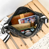 Casual Down Cotton Shoulder Bags Women Wide Strap Crossbody Bag