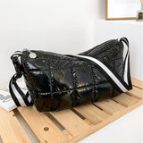 Casual Down Cotton Women Shoulder Bag Large Capacity Tote