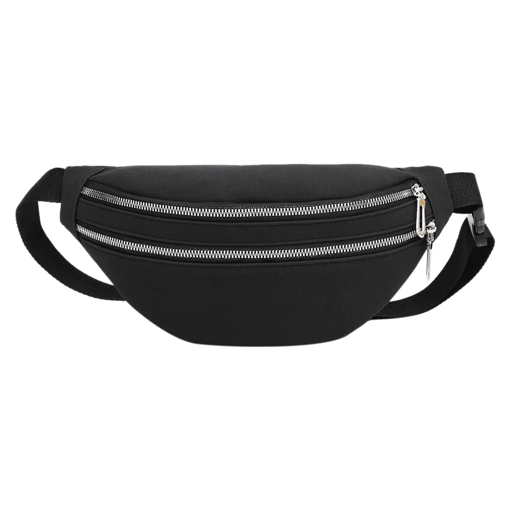 Casual Suede Waist Belt Pack Crossbody Bag for Women