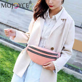 Casual Suede Waist Belt Pack Crossbody Bag for Women