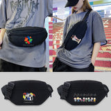 Casual Fanny Pack Ladies One Shoulder Messenger Phone Belt Bag Men