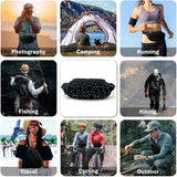 Casual Fanny Pack Cat Silhouettes Waist Bag for Travel Sports Running