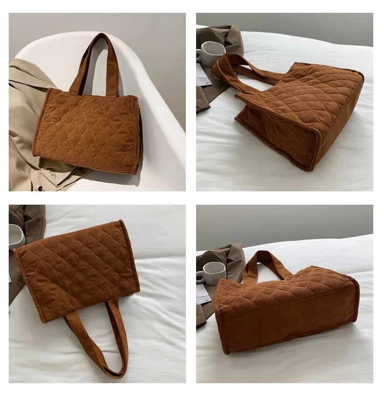 Casual Temperament Female Shoulder Bags Autumn Handbags Large Capacity Tote Bags