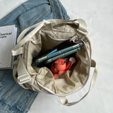 Casual Tote Bag Autumn Winter Large Capacity Shoulder Crossbody Bag