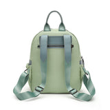 Casual Patchwork Backpack for Teenage Girls Zipper Women Bag