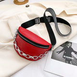 Casual Women's Wide Straps Saddle Crossbody Bag