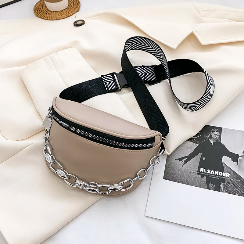 Casual Women's Saddle Crossbody Bag PU Leather Handbag