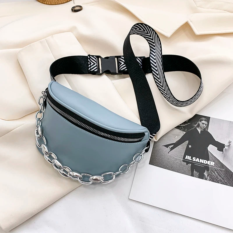 Casual Women's Saddle Crossbody Bag PU Leather Handbag