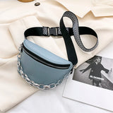 Casual Women's Saddle Crossbody Bag PU Leather Handbag