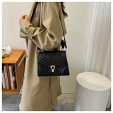 Casual Flap Shoulder Bag for Women Small PU Leather Bag
