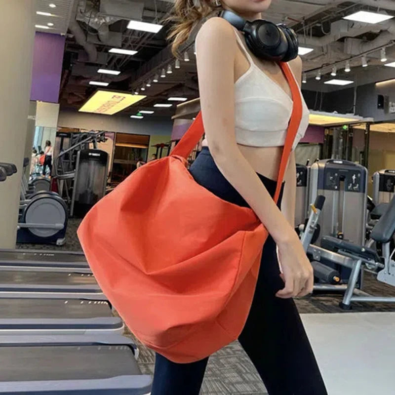 Casual Nylon Crossbody Shoulder Bag For Women Large Capacity Pillow Sports Handb